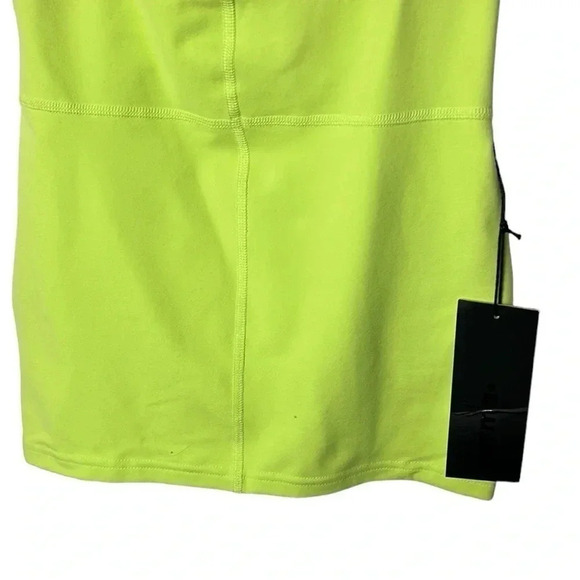 Y2K KARMA ATHLETICS bright neon yellow halter cami tank top,cut out ,straps - Picture 3 of 15